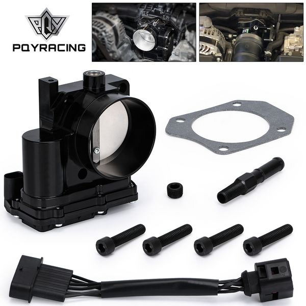 PQY - 72mm DBW Drive-By-Wire Throttle Vücut 06-11 Honda Civic Si S2000 Acura TSX Plaka Conta Eğrisi PQY-TTB91 için