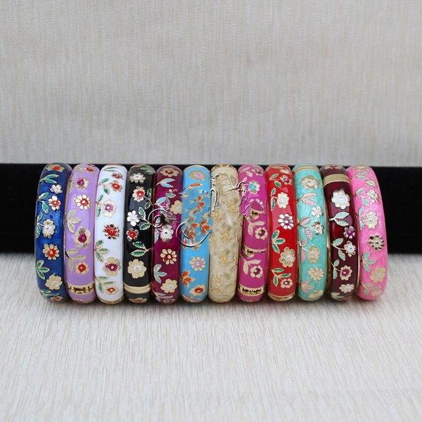 

wholesale10 pcs stunning chinese handmade cloisonne enamel bangle, Black
