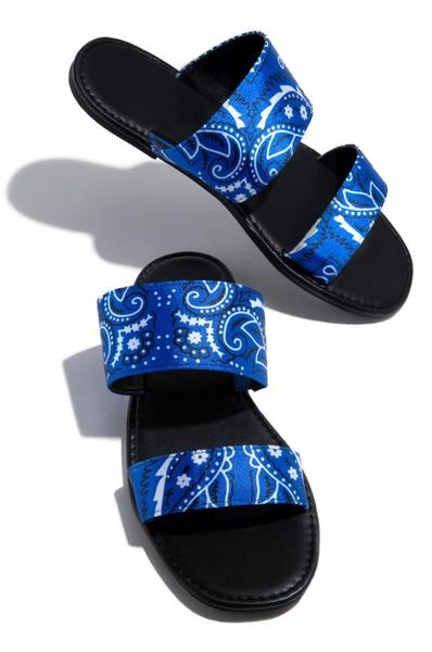 

shoes woman slippers print summer slippers flip flops beach zapatos de mujer flat shoes non-slip 2020, Black