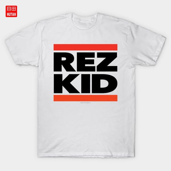 

rezkid t-shirt native rez, White;black