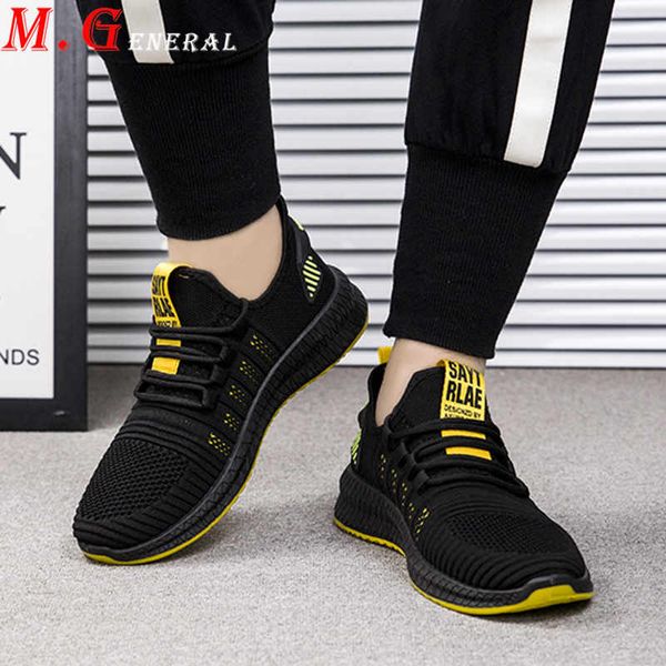 

summer man sneakers breathable running shoes for men gym shoes sport black tennis men's men mesh trainers footwear new q31