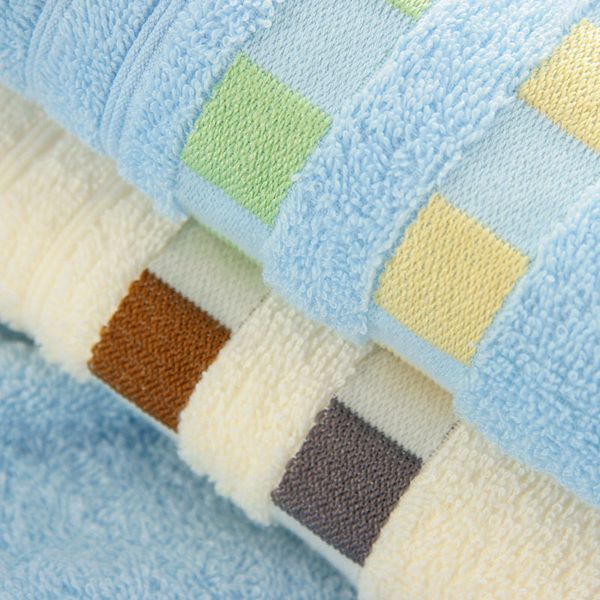 

vintage plaid cotton towels 2 colors personality charm sports towel outdoor absorbent men women towels