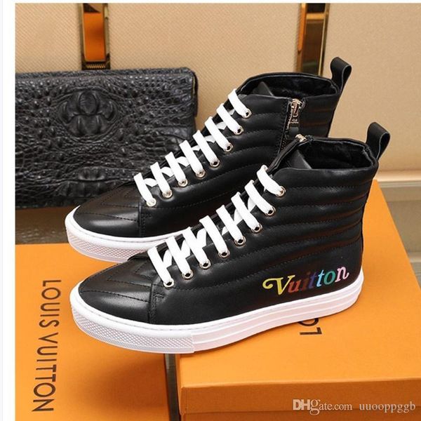 

2020wv new official website synchronization luxury men's casual fashion shoes, outdoor travel sports shoes, fast delivery original box, Black