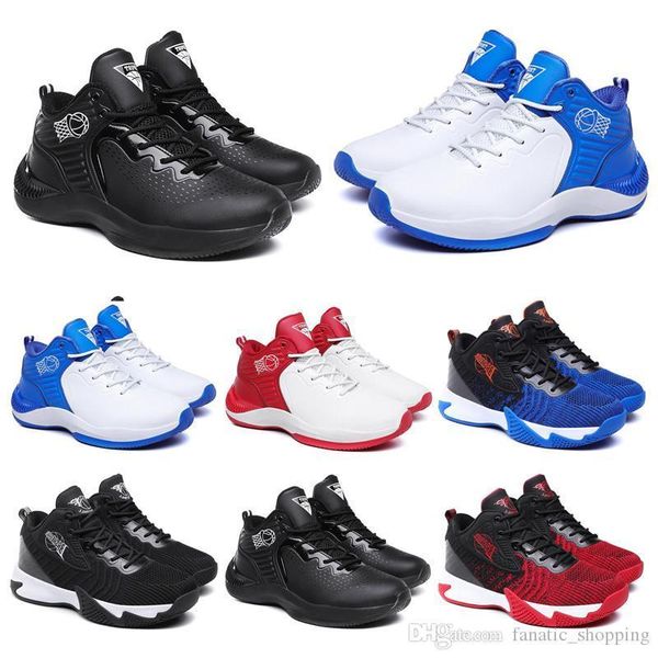 

men basketball shoes black white blue red mens trainers chaussures fashion athletic outdoor jogging walking sports sneakers 36-44 style 11
