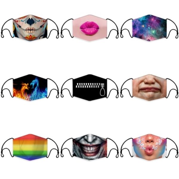 

retail packaging designer mask pm2.5 protection dustproof kpop reusable washable comfortable wholesale cotton black mascherine in stock#598