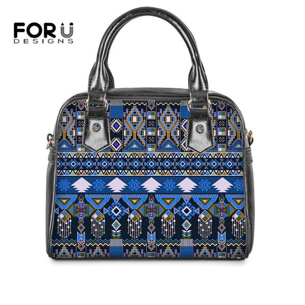 

fourdesigns tribal индейцы американского aztec шаблон женщины мода сумка плечо леди повседневные сумки женских сумки