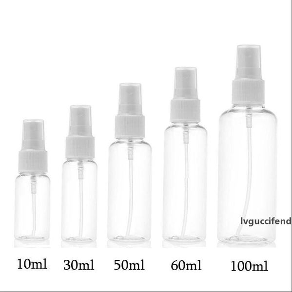 

1pcs portable small transparent plastic empty spray bottle refillable bottles 10ml/30ml/50ml/60ml/100ml mylovethome