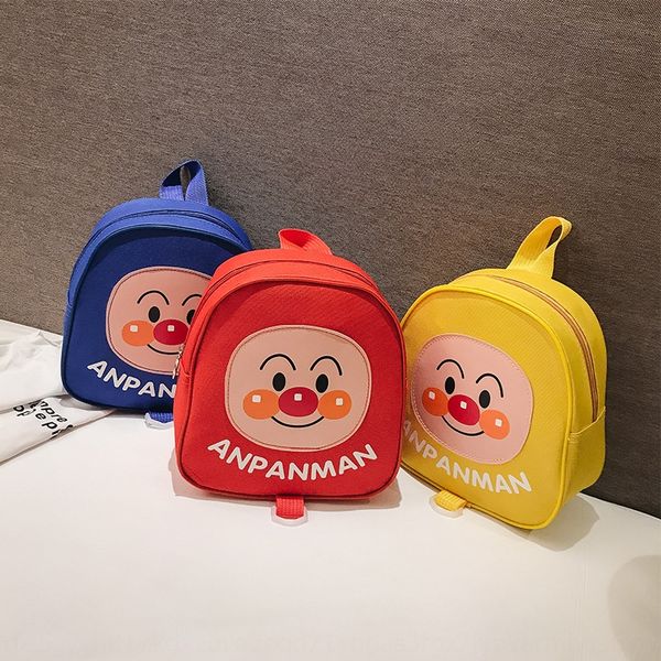 

2019 new cartoon bread baby superman antichildren kindergarten traction rope bag backpack schoolbag traction rope backpack