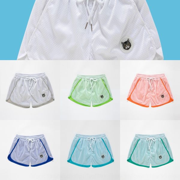 

i0fct frlo quick-drying double-layer mesh beach shorts beach pants pants men's loose large size solid color shorts thin breathable comf