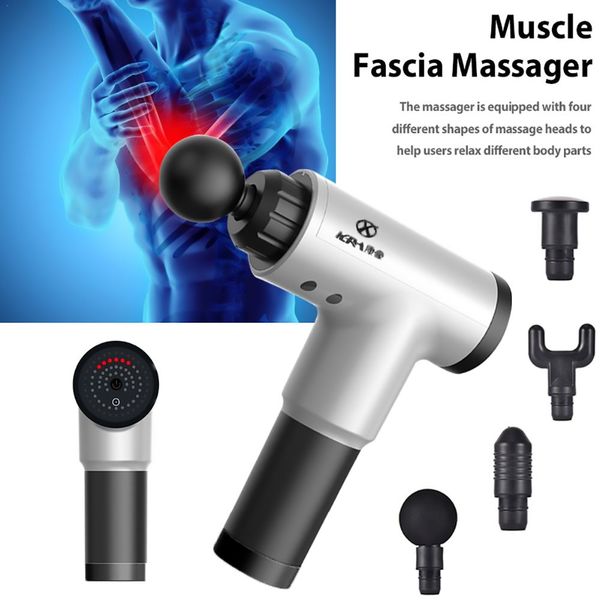 

3000r/min electric muscle massager therapy fascia massage gun deep vibration muscle relaxation body shaping health tool