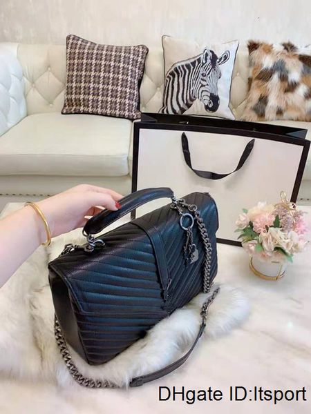 

classic envelope chain inclined shoulder bag v embroider line caviar genuine leather handbag bags girls women a designer shoulder bag