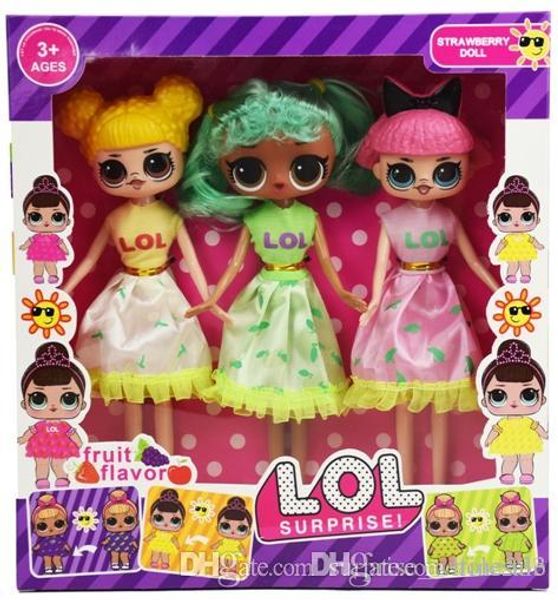 

9'5 inch with fruity aroma change color pvc kawaii anime action figures realistic reborn dolls gift 4 styles 3pcs/display box lt711a