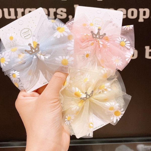 

dxuus ins elegant style children's korean hair accessories headdress clip butterfly headwear hairpin girls big bow hairpin hair card pr, Slivery;white