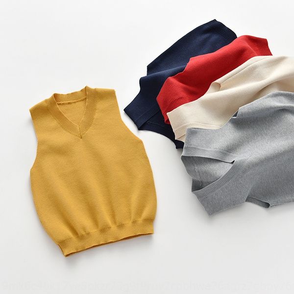 

new children's sweater 2020 th solid color v-neck knitted new children's sweater in 2020 thin solid color v-neck knitted vest vest, Blue