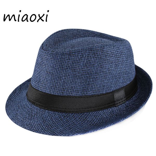 

miaoxi новая мода дети вс hat для мальчиков летние повседневный соломенные шапки дети solid colors bonnet девушки шляпы sn-002, Blue;gray