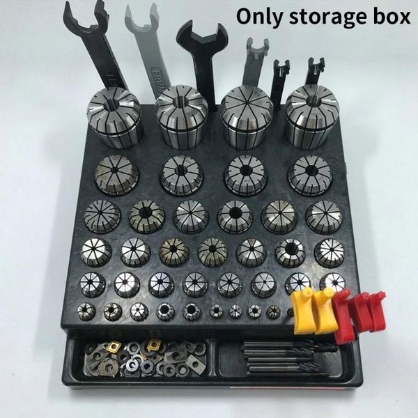 

collecting milling cutter lathe tool organizer storage box parts inserts for wrench durable probe cnc end collet chuck stand