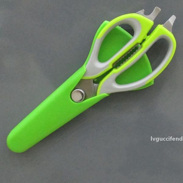 

multi function refrigerator scissors household scissors kitchen shear stainless steel