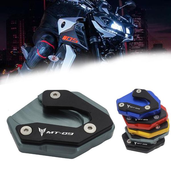 

semspeed cnc mt-09 kickstand enlarge side stand extension plate pad for mt09 fz09 tracer 900gt tracer 2014-2020 2020 2020