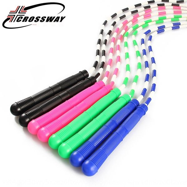 

qwwzr closwell exercise exercise fitness bamboo rope skipping pattern fancy environmental protection sports fitness wear-resistant rop