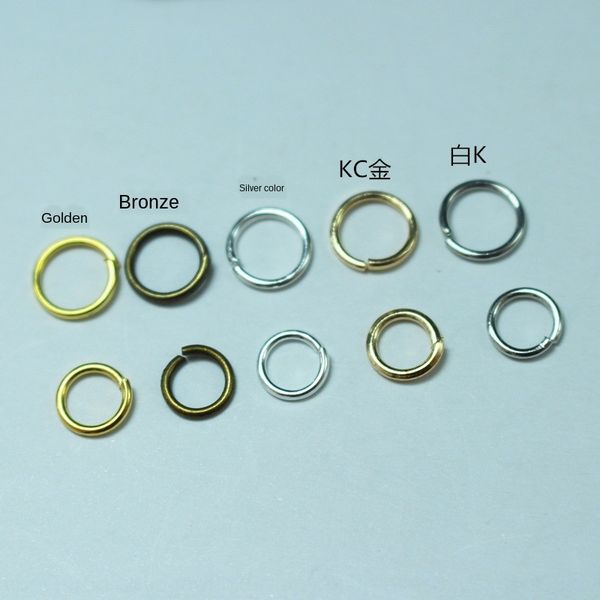 

diy handmade material 4 5 diy accessories 6mm gold silver opening ring accessories