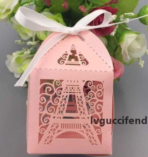 

paris eiffel tower candy box wedding party gift wrap supplies wedding favors and gifts baby shower favor laser cut gift box wholesale-100pcs