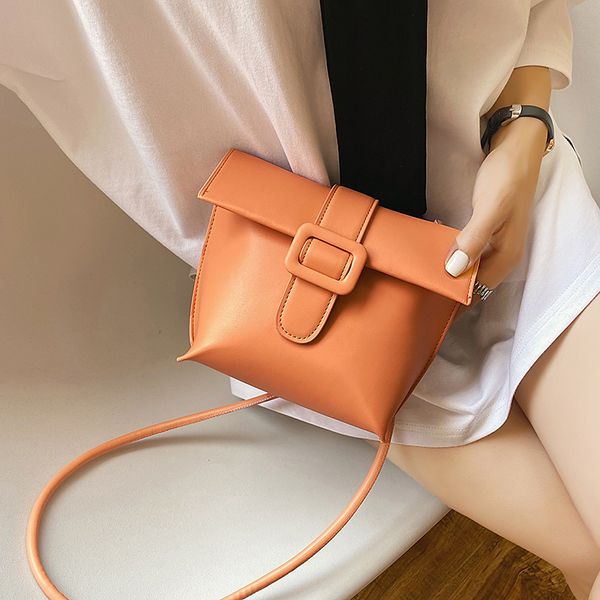 

shoulder bags women flap messenger bag solid color leather crossboy bags 2020 casual travel purses for women