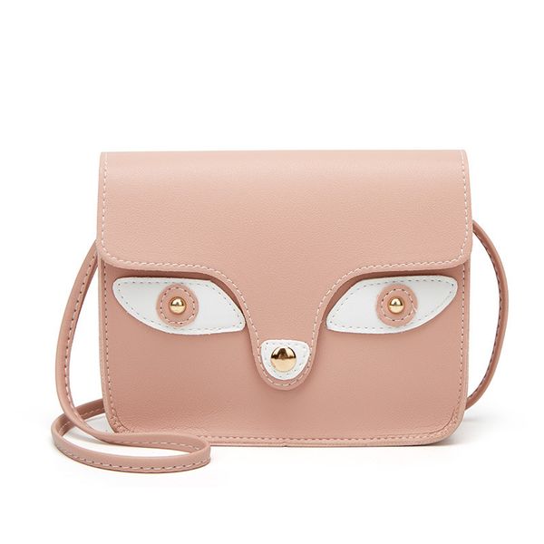 

women fox decorative shoulder square sling bag korean-style new messenger phone coin purse fashion shoulder bags