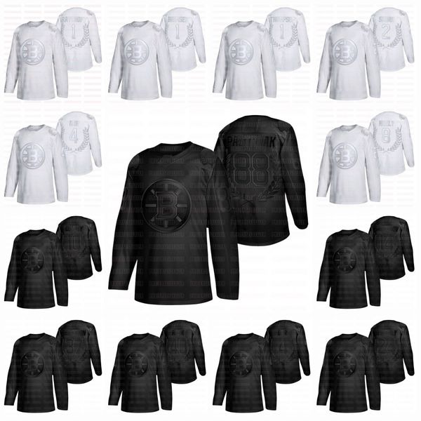 

2020 boston bruins awards collection jersey bobby orr david pastrnak 37 patrice tuukka rask terry o'reilly eddie shore phil esposito, Black;red