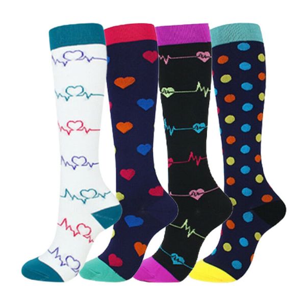 

compression socks for women men knee high nursing travel crossfit gifts, Black