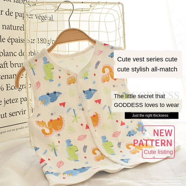 

1bogx baby children's boys girls spring and summer cotton thin waistcoat air conditioning room in the air conditioning vest vest mornin, Camo