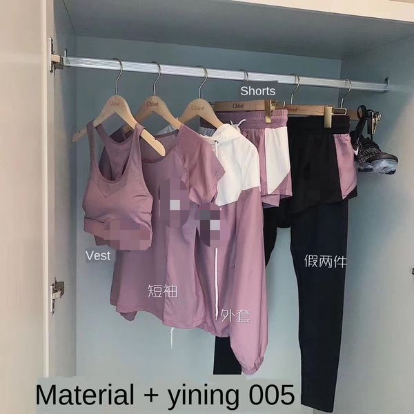 

anjia quick-drying yoga five-piece sports j266 anchor suit j266 anjia quick-drying yoga five-piece sports j266 anchor 125 suit 125, Black