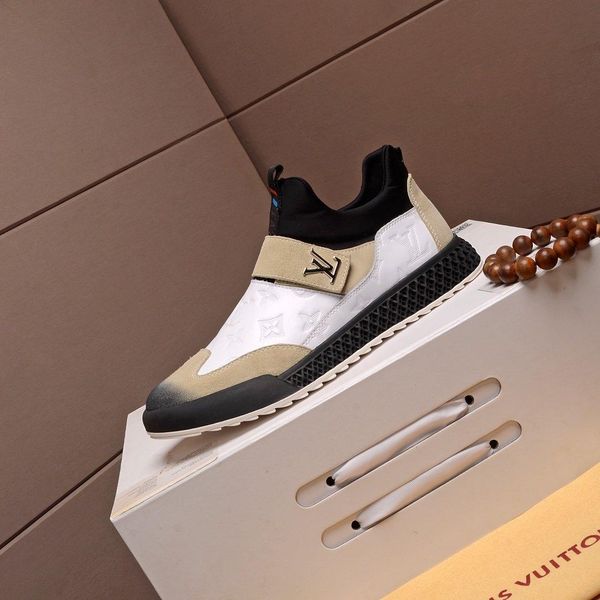 

2020h new high-end leather low-casual men's shoes, fashionable and comfortable sports shoes, wild flat shoes, size: 38-45, Black