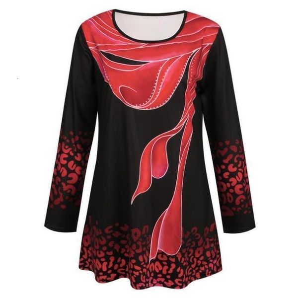 

shirt women spring autumn o neck blouse long sleeve casual printing female fashion shirt plus size streetshirt, White