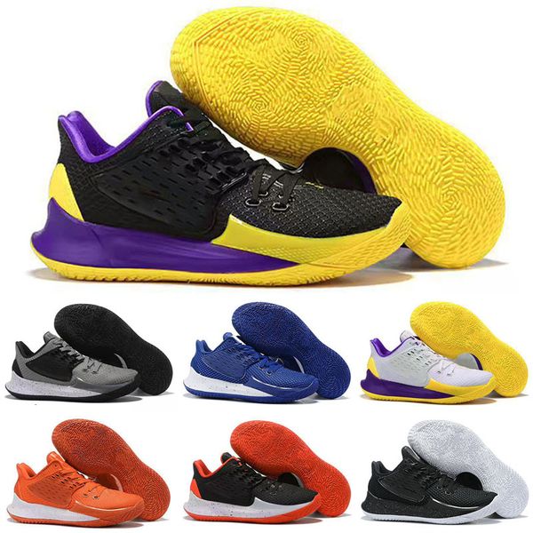 

2020 new kyrie low 2 mr krabs kids basketball shoe for sale qaulitys keep sue fresh collection sneakers sport, Black