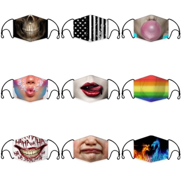 

thin washable mouth mascherine filter dust cool face masks breathing ventilation foldable s protective mask 5jh h1#547
