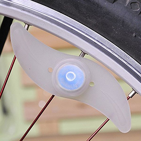 

newly 2pcs bicycle spokes lamp cycling bike willow led wheel wire lights bn99