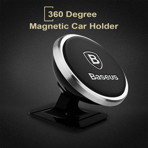 

baseus car phone holder 360 degree gps magnetic moblile phone holder for iphone xs samsung s9 air vent mount stand