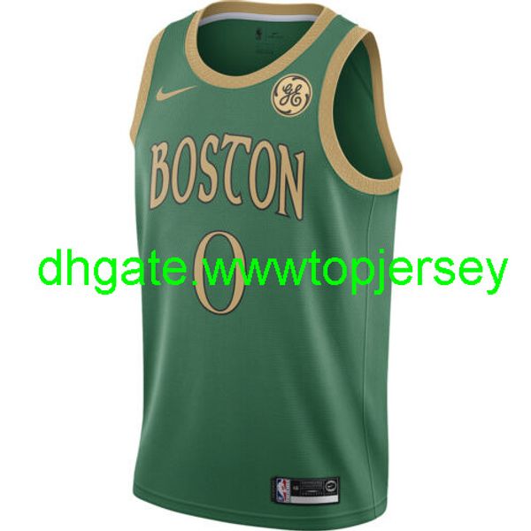 

дешевое topjayson татум # 0 спонсор ge баскетбола трикотажных изделий джерси жилет прошитых, Gray