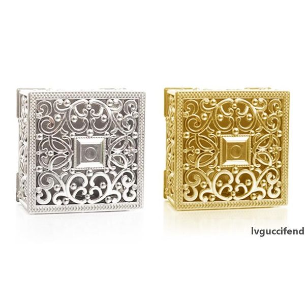 

candy case gold silver square plastic creative idea new style storage container food fashion sugar box sell well 1 05dy p1