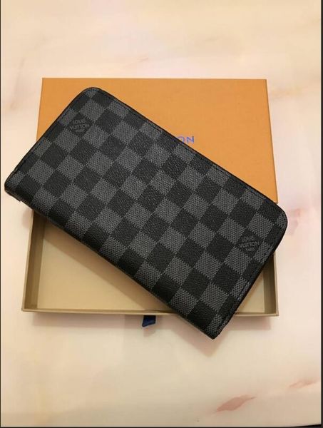 

одиночный zippy бумажник дизайнер кошелек женские дизайнерские сумки кошельки сцепления бумажники кожаные дизайнер кошелек карты поставляютс, Red;black