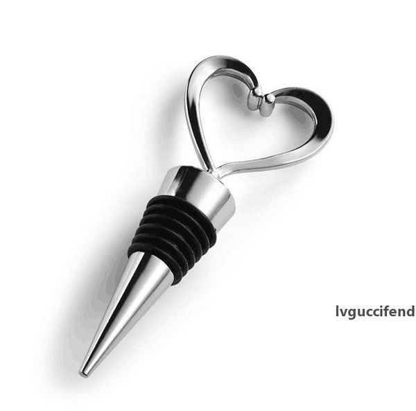 

heart shaped wine bottle ser zinc ally reusable durable fresh keeping sealed lids for wine bottle kitchen bar party tools a05