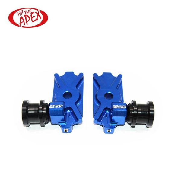 

cnc motorcycle swingarm spool adapters for ninja 250r 2008-2012 & ninja 300r 13-15 sliders bobbin paddock stand mount