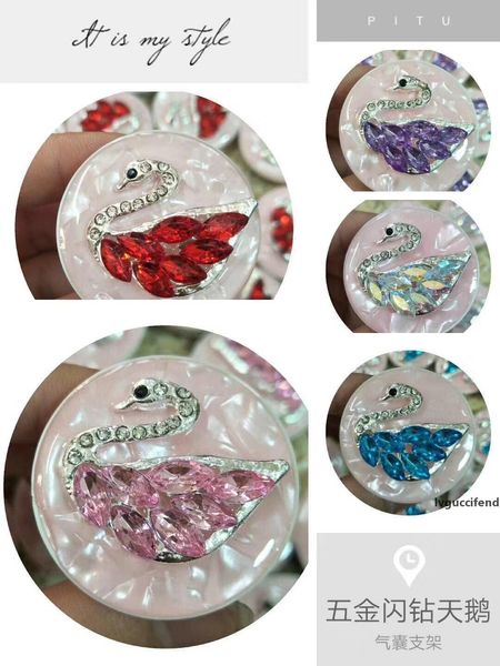 

swan diamond airbag bracket mobile phone bracket deskbracket folding stretching
