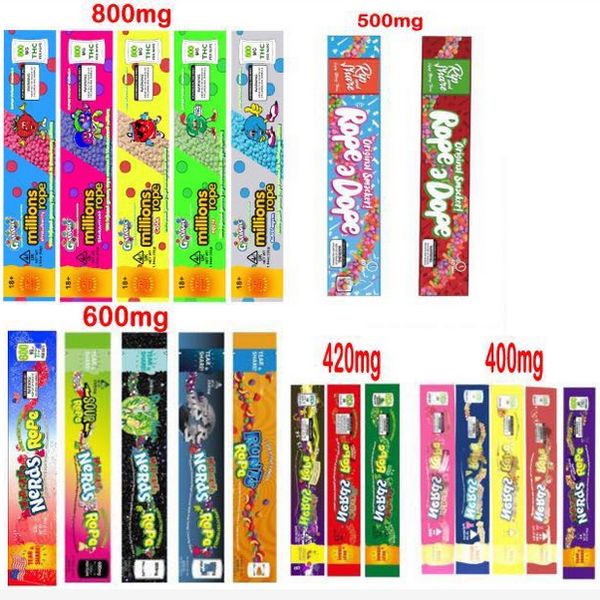 

new 14 types medicated nerds rope empty packaging bags candy nerdsrope exotic 420 infused gummies 710 edibles packaging gummy bags cig isneu