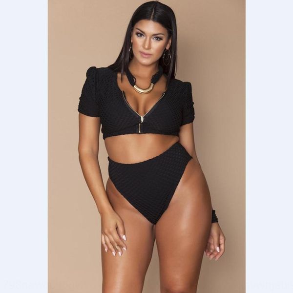

women's size swimsuit solid color split new 140.3 women's plus plus size bikini swimsuit solid color split new bikini 140.3, White;black