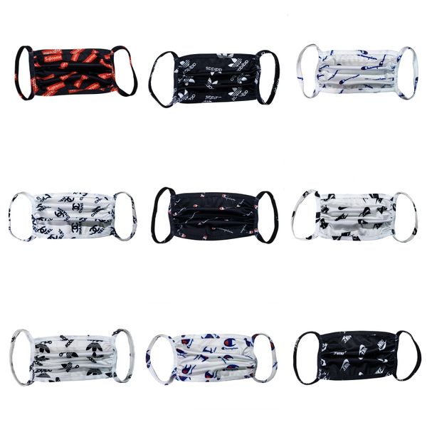 

fashion camouflage face protection mask nose ventilate masks women men pattern elastic ear mask dust prevention anti-dustproof#634, Blue;pink