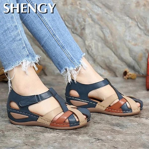 

flat sandals woman light outdoor beach sli on round female slippers casual comfortable outdoor new fashion sunmmer women shoes, Black