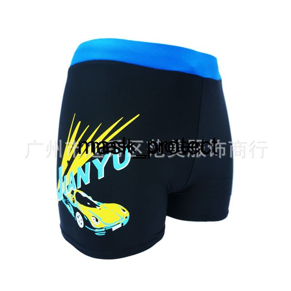 

children's swimming trunks boy's swimming suit big baby's boxe trunks student's shorts spring suit health 2708, White;black
