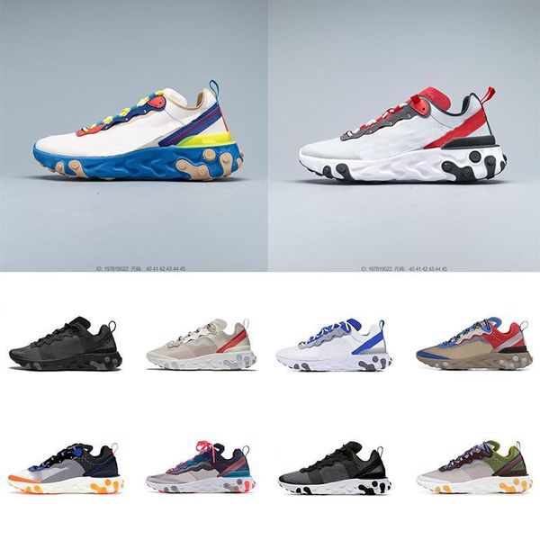 

87 55 upcoming react element running shoes men triple black white red orbit fashion womens mens trainers sports sneakers outdoor shoes