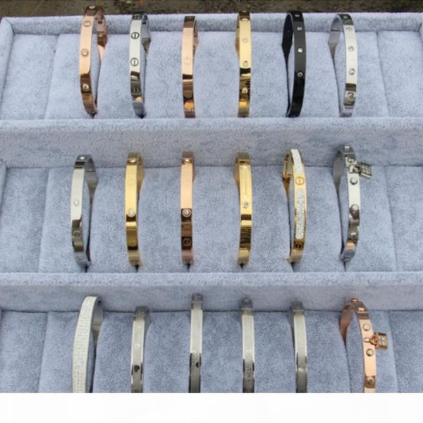 

buy three and get a small gift rose gold 316l fashion five generations bracelet 18 models optional women charm pretty bracelet wholesale, Black